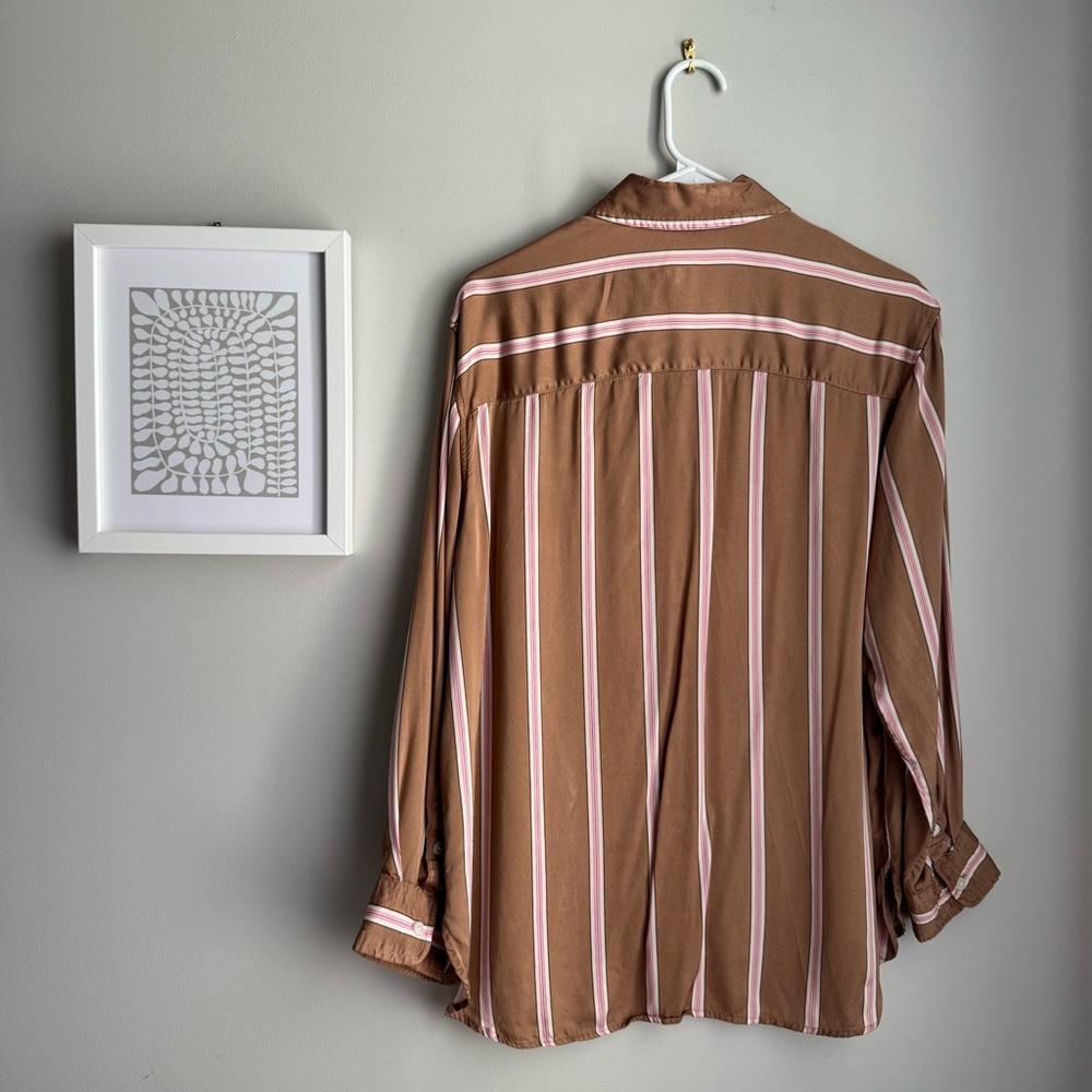 Aerie Satin PJ-To-Party Shirt - Picture 10 of 12